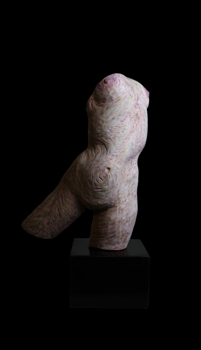 Salome, 2014, Fliederholz/Acrylfarbe, Höhe ca. 35cm